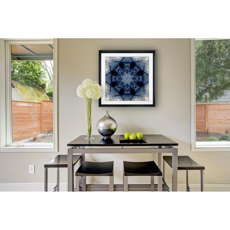 Indigo Kaleidoscope II -Framed Giclee Print