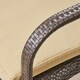 preview thumbnail 3 of 3, Heron Outdoor 6-Seater Rectangular Acacia Wood and Wicker Dining Set by Christopher Knight Home