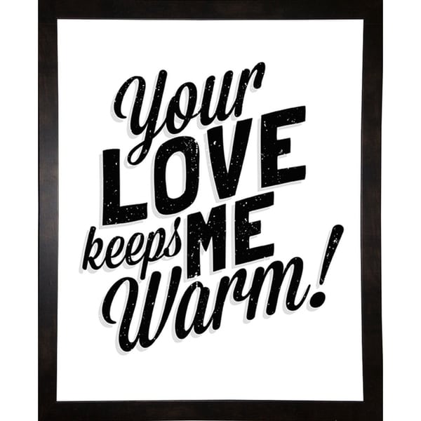 Your Love Keeps Me Warm Classic-SCOORR121554 Print 10"x8" by Scott Orr