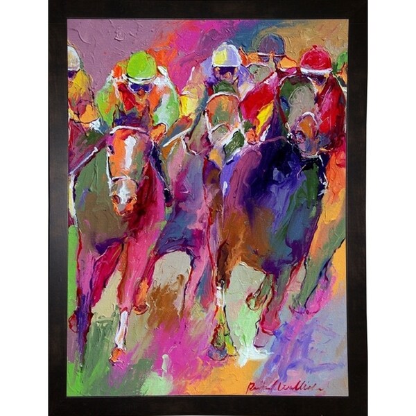 Race 5-RICWAL62997 Print 8.5"x6.5" by Richard Wallich