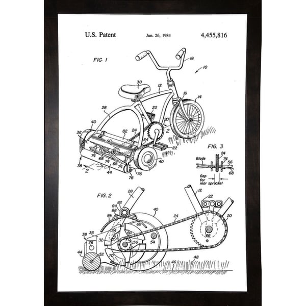 Pedal Operated Mower, No Fossil Fuels Used -PRIPUB129097 Print 11.25"x7.75" by Print Collection