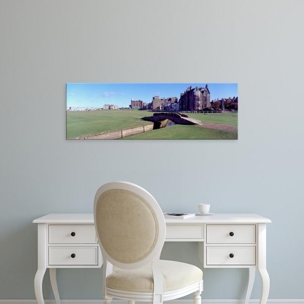 Easy Art Prints Panoramic Images's 'Golf course, The Royal and Ancient Golf Club of St Andrews, Fife, Scotland' Canvas Art