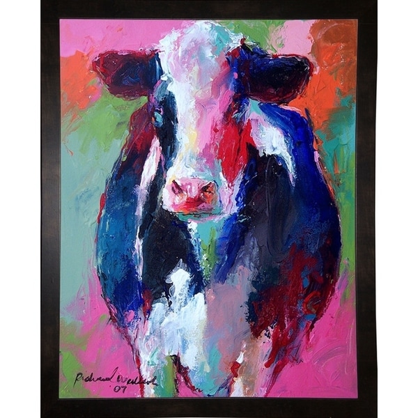 Cow-RICWAL72747 Print 8.75"x6.75" by Richard Wallich