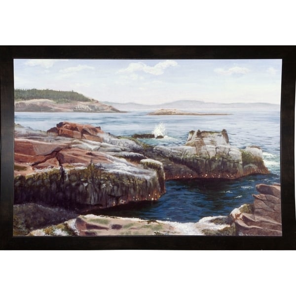 Thunder Hole-RUSFRE1087 Print 12.25"x18.25" by Rusty Frentner