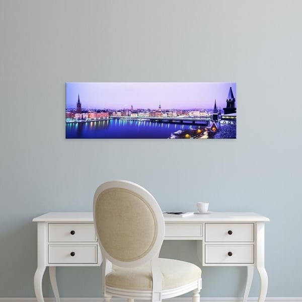 Easy Art Prints Panoramic Images's 'Riddarholmen, Riddarholmen And The Old Town, Stockholm, Sweden' Canvas Art