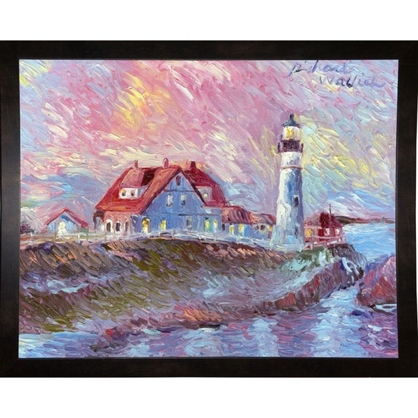 Lighthouse-RICWAL34345 Print 10.75"x13.5" by Richard Wallich