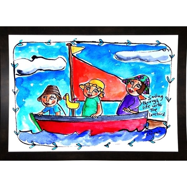 "Watercolour Planet" Childhood Moments 3-SARCAT104724 Print 6"x8.75" by Sara Catena