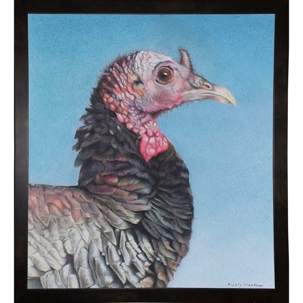 Rainbow Bird-RUSFRE128926 Print 6.75"x6" by Rusty Frentner