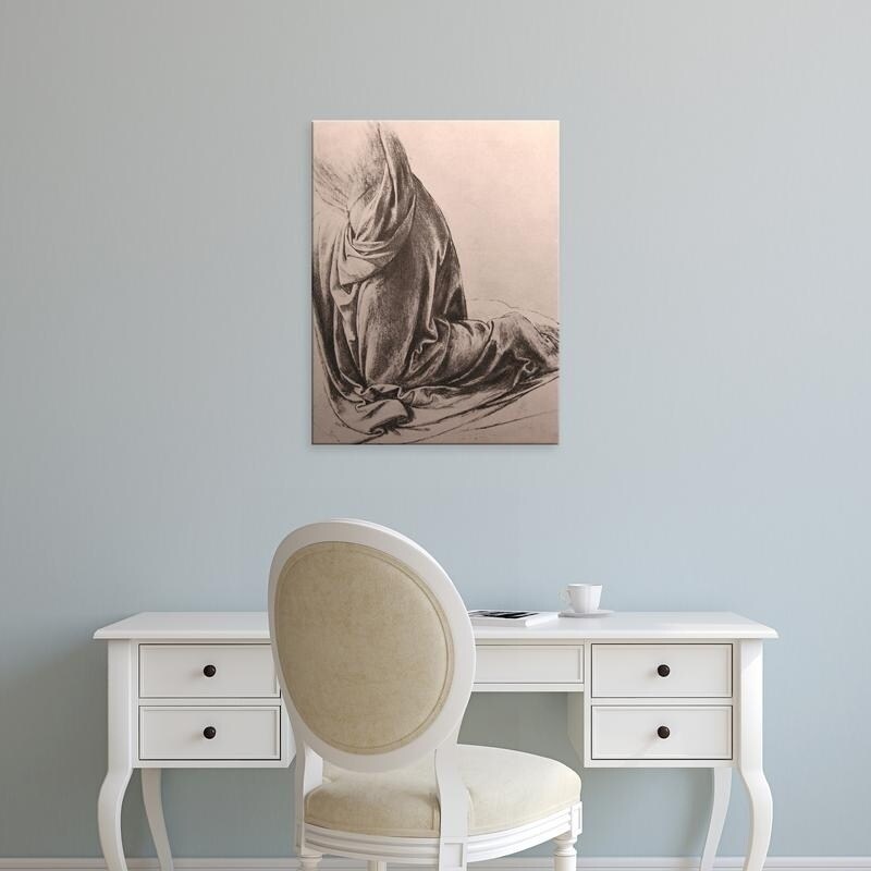 Shop Easy Art Prints Leonardo Da Vinci S Drawing Of Drapery