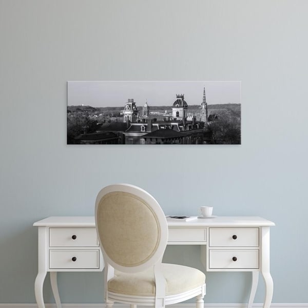 Easy Art Prints Panoramic Images's 'Buildings in Dubuque, Dubuque County, Iowa, USA' Premium Canvas Art
