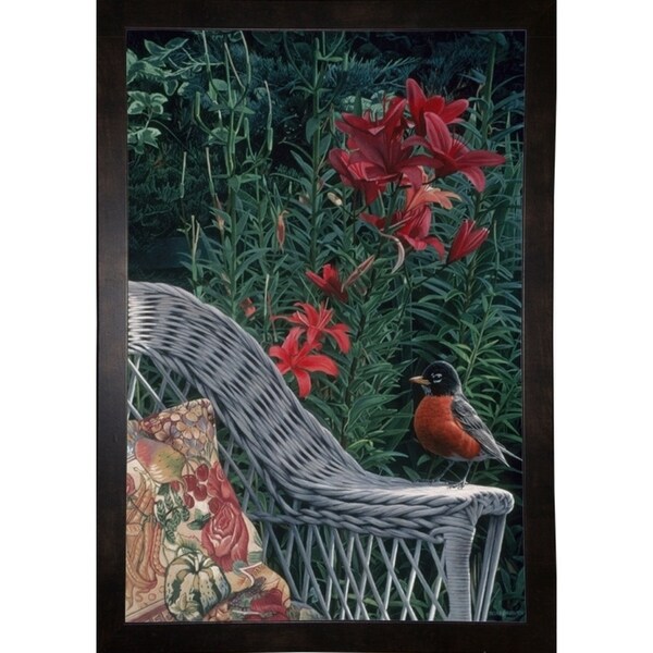 Wicker Chair-RONPAR7996 Print 17.75"x12" by Ron Parker