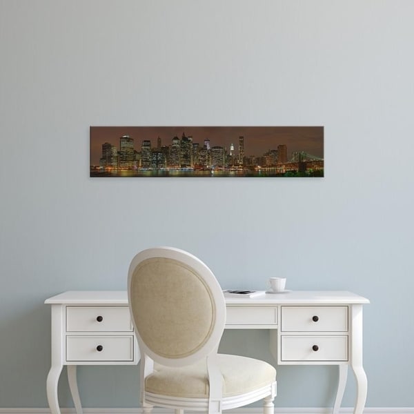 Easy Art Prints Panoramic Images's 'Skyscrapers, Lower Manhattan, Manhattan, New York City, New York' Canvas Art