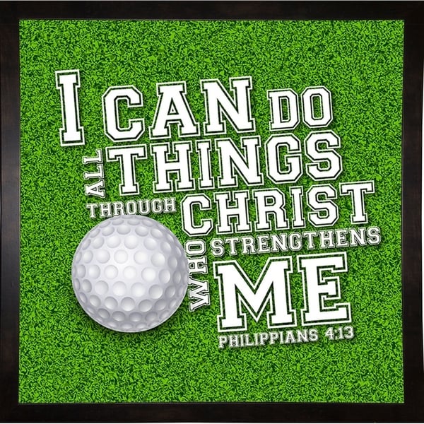 I CAN DO ALL SPORTS Golf-SCOORR119222 Print 10"x10" by Scott Orr