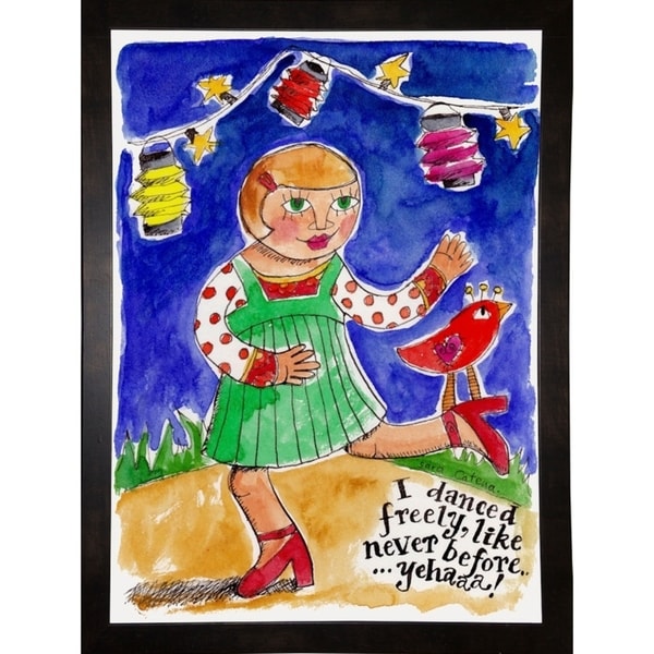 Watercolour Planet'' - I Danced-SARCAT105169 Print 25.75"x18.75" by Sara Catena