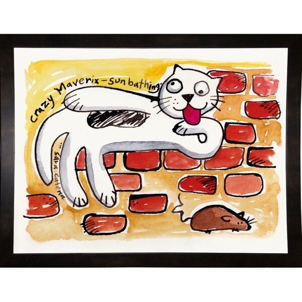 "Crazy Maverix" - Simple Life #2-SARCAT98837 Print 12"x15.75" by Sara Catena