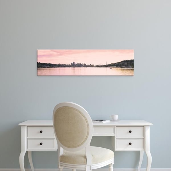 Easy Art Prints Panoramic Images's 'Gas Works Park, Seattle, Washington State, USA' Premium Canvas Art