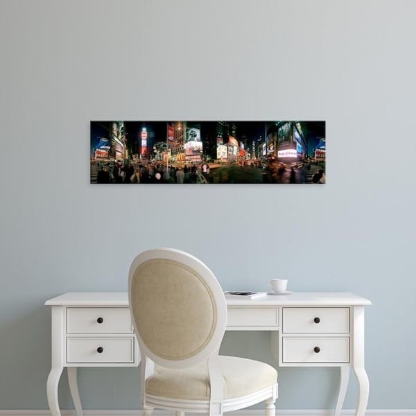 Easy Art Prints Panoramic Images's '360 degree view of buildings, Times Square, Manhattan, New York City, New York' Canvas Art
