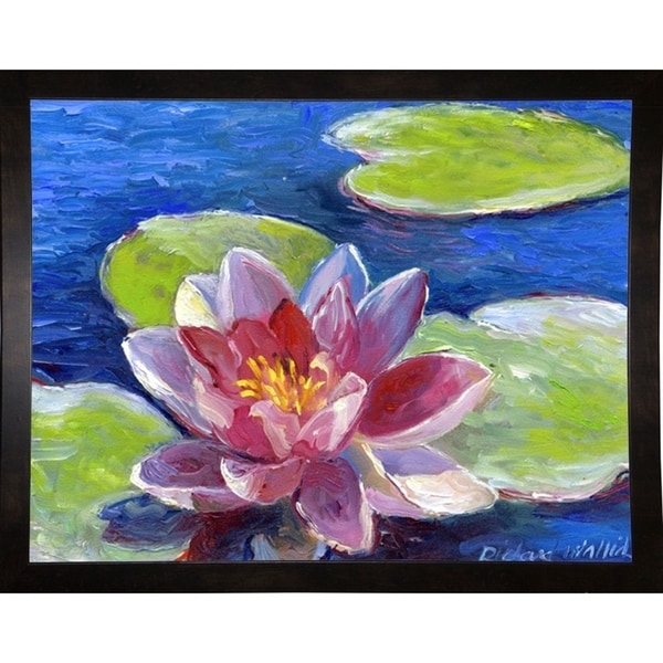 Lily Pad Flowers-RICWAL17438 Print 10.25"x13.25" by Richard Wallich