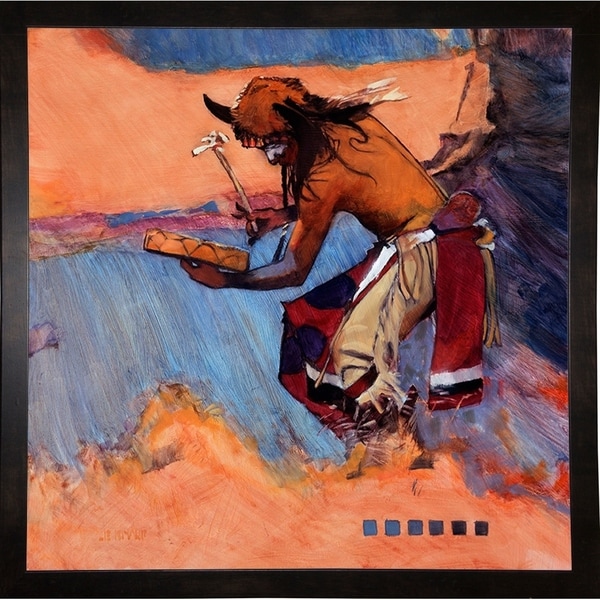 The Drummer-J. KNA79056 Print 12"x12" by J. E. Knauf