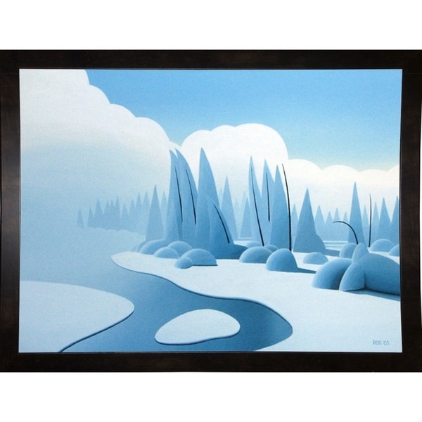 Winter Mist-RONPAR71155 Print 6"x8" by Ron Parker