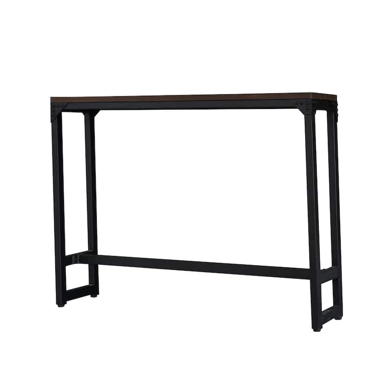 Logan Small Spaces Contemporary Industrial Bar/Cocktail Table