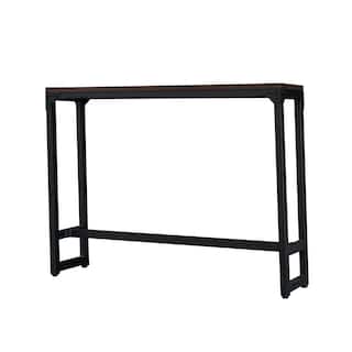 Logan Small Spaces Contemporary Industrial Bar/Cocktail Table