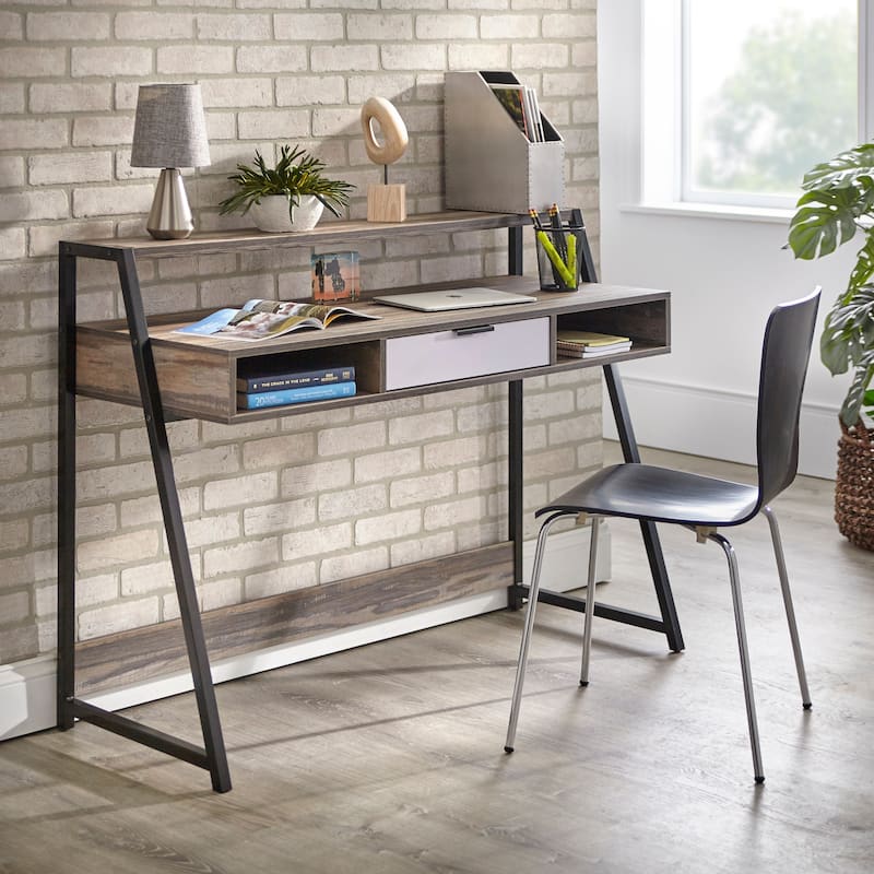 Simple Living Sahana Modern Industrial Writing Desk