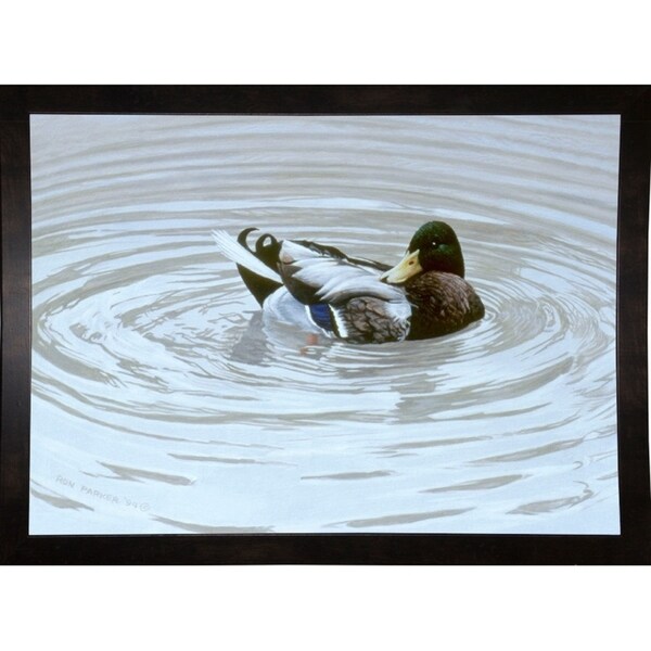 Preening-RONPAR10370 Print 12"x16.75" by Ron Parker