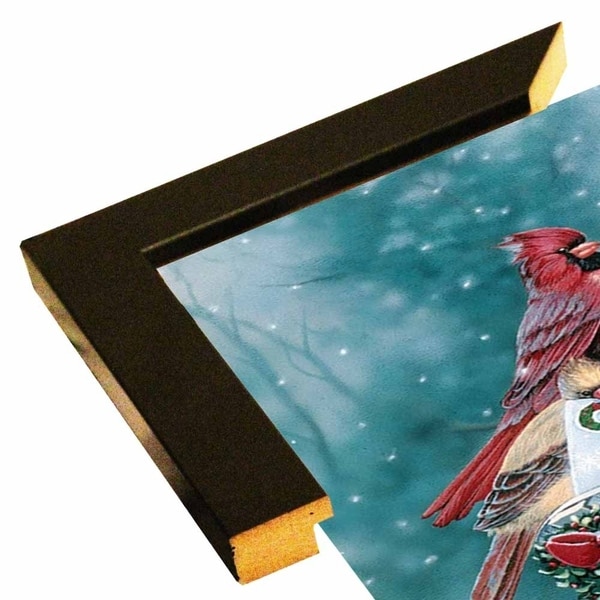 Christmas Cardinals-JENNEW52607 Print 15"x12" by Jenny Newland