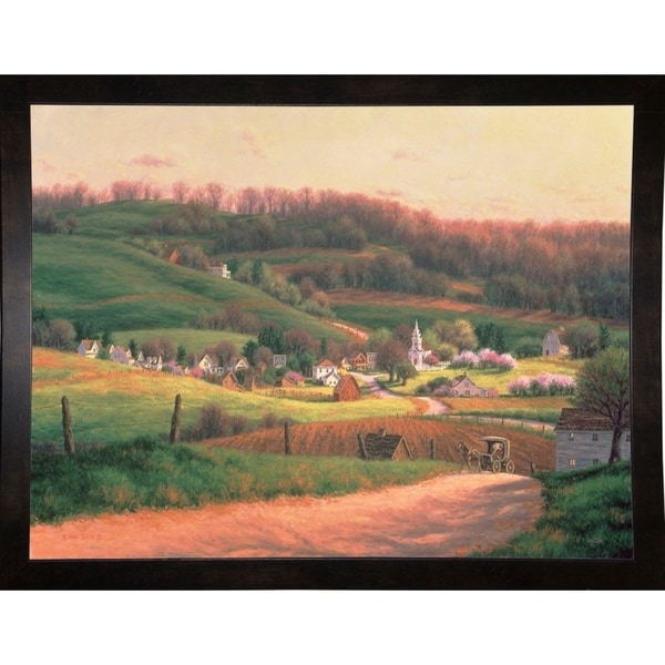 Sunrise In Charan-RANVAN5586 Print 23"x30.25" by Randy Van Beek