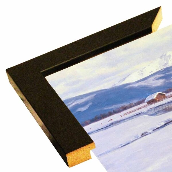 Winter Homestead-RANVAN21554 Print 12.75"x20.75" by Randy Van Beek
