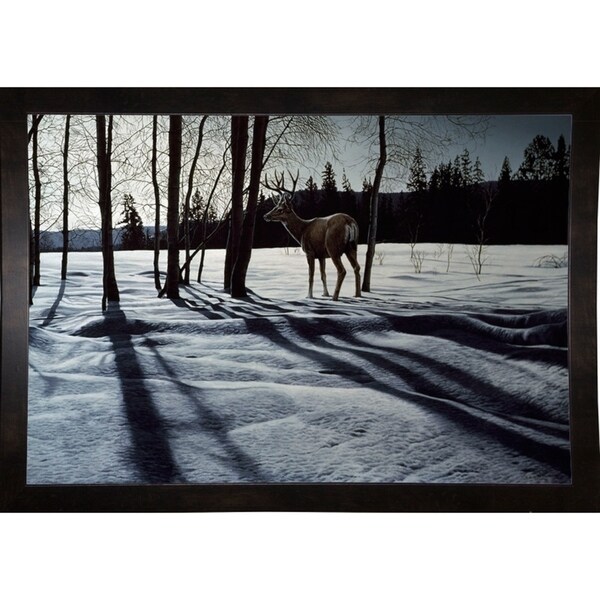 Afternoon Shadows- Mule Deer-RONPAR10490 Print 6.75"x10" by Ron Parker
