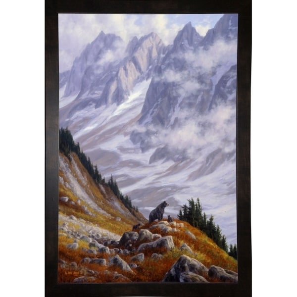 Blueberry Season-RANVAN64764 Print 33.75"x22.5" by Randy Van Beek