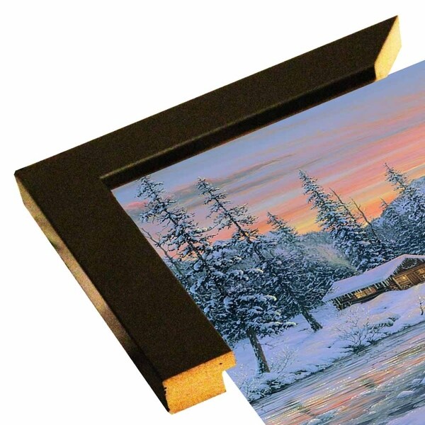 Whitetail & Cabin-JEFTIF11776 Print 30.25"x41.5" by Jeff Tift