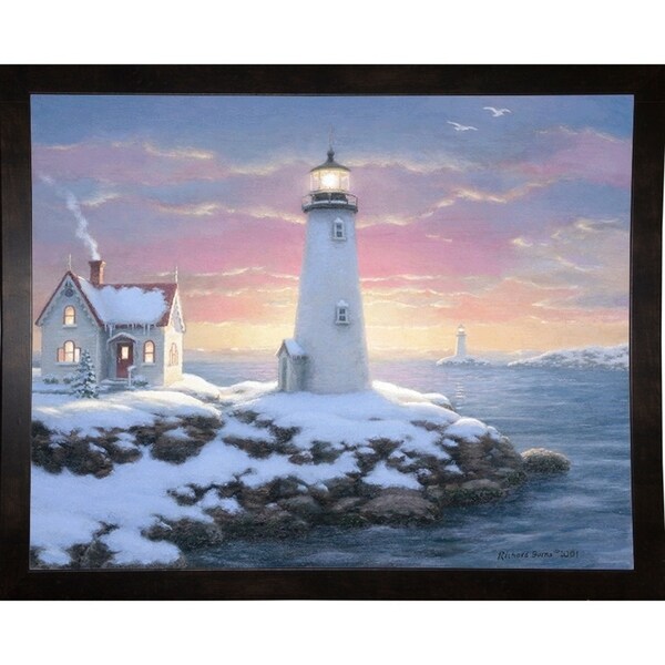 Harbor Lights-RICBUR34675 Print 23.25"x29" by Richard Burns