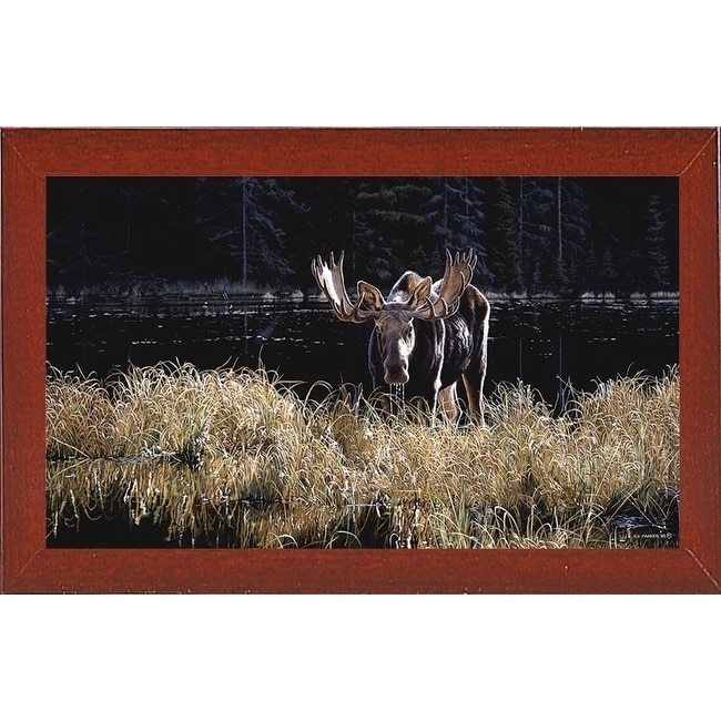 Autumn Foraging by Ron Parker 24x36 Wildlife Hunting Poster MOOSE ART PRINT