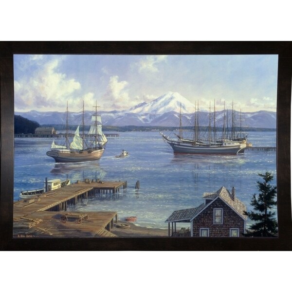 Eagle Harbor-RANVAN17606 Print 19.5"x28" by Randy Van Beek