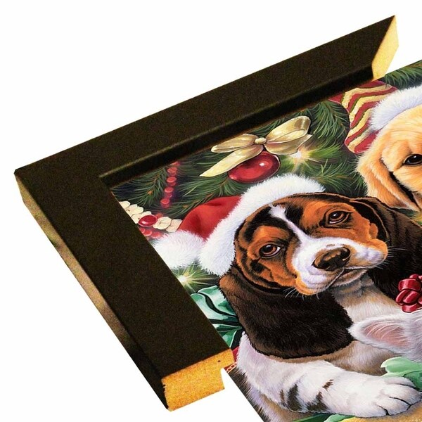 Puppy Surprise-JENNEW131584 Print 25"x28.75" by Jenny Newland