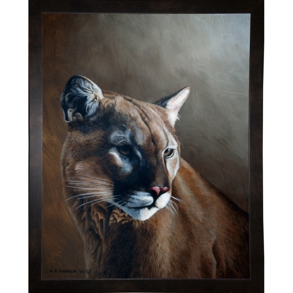 Cougar-RONPAR10396 Print 20"x15.75" by Ron Parker