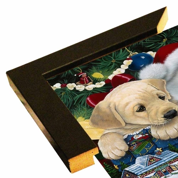 Curious Christmas Pups-JENNEW49780 Print 21"x25.25" by Jenny Newland