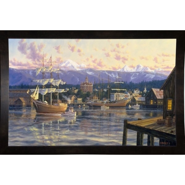 Bellingham Harbor-RANVAN21533 Print 27.75"x43" by Randy Van Beek