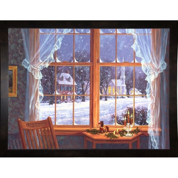 Winter Windows-RANVAN5590 Print 22.25"x29.5" by Randy Van Beek