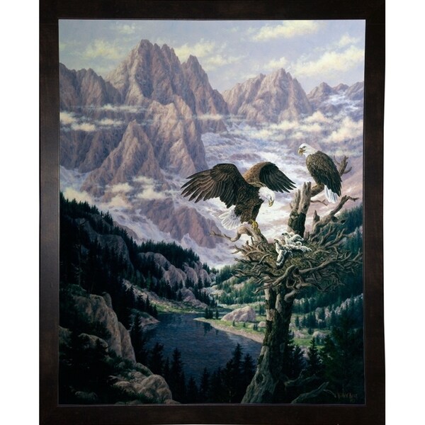 Cascade Family Tree-RANVAN6174 Print 29.5"x23.5" by Randy Van Beek