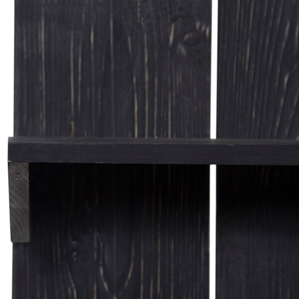 Shop Gallery Solutions Rustic Wood Pallet Wall Shelf Overstock 24214416