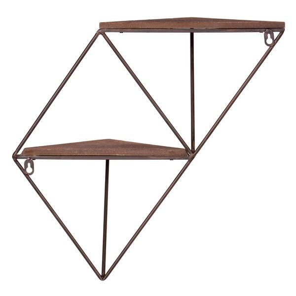 Brown Triangular Wood Wall Shelf Hobby Lobby 1469410