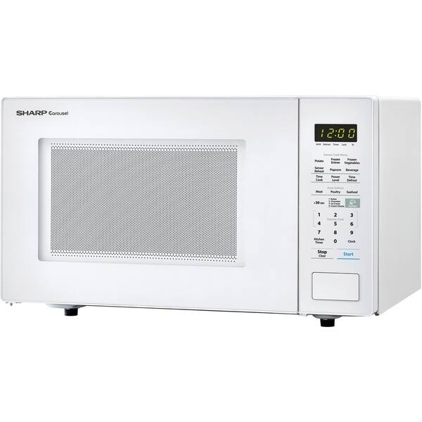 Shop Sharp Carousel 1 4 Cu Ft 1000w Countertop Microwave Oven In