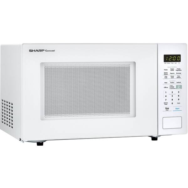 Shop Sharp Carousel 1 4 Cu Ft 1000w Countertop Microwave Oven In