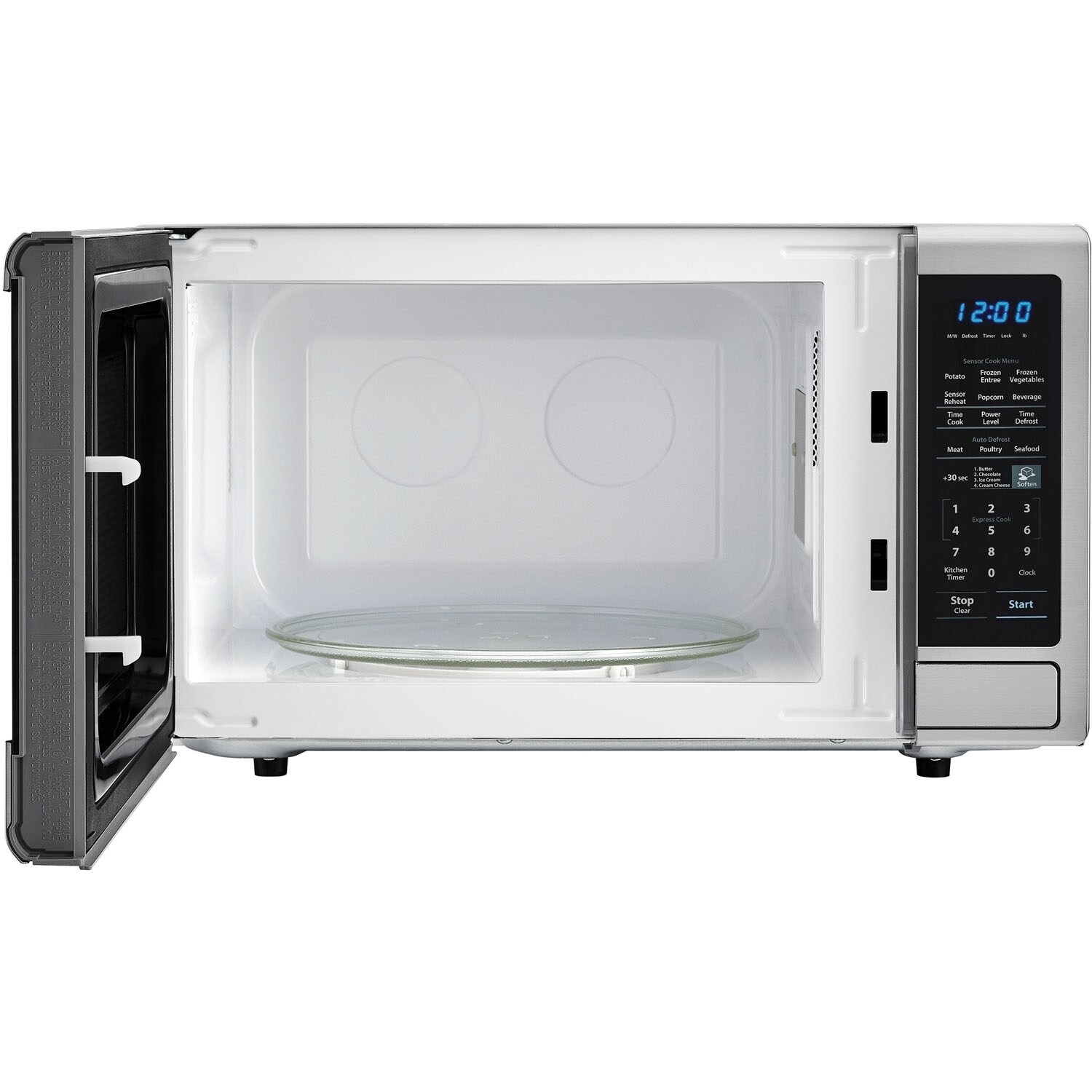 Sharp Carousel 1 8 Cu Ft 1100w Countertop Microwave Oven In Stainless Steel Ista 6 Packaging