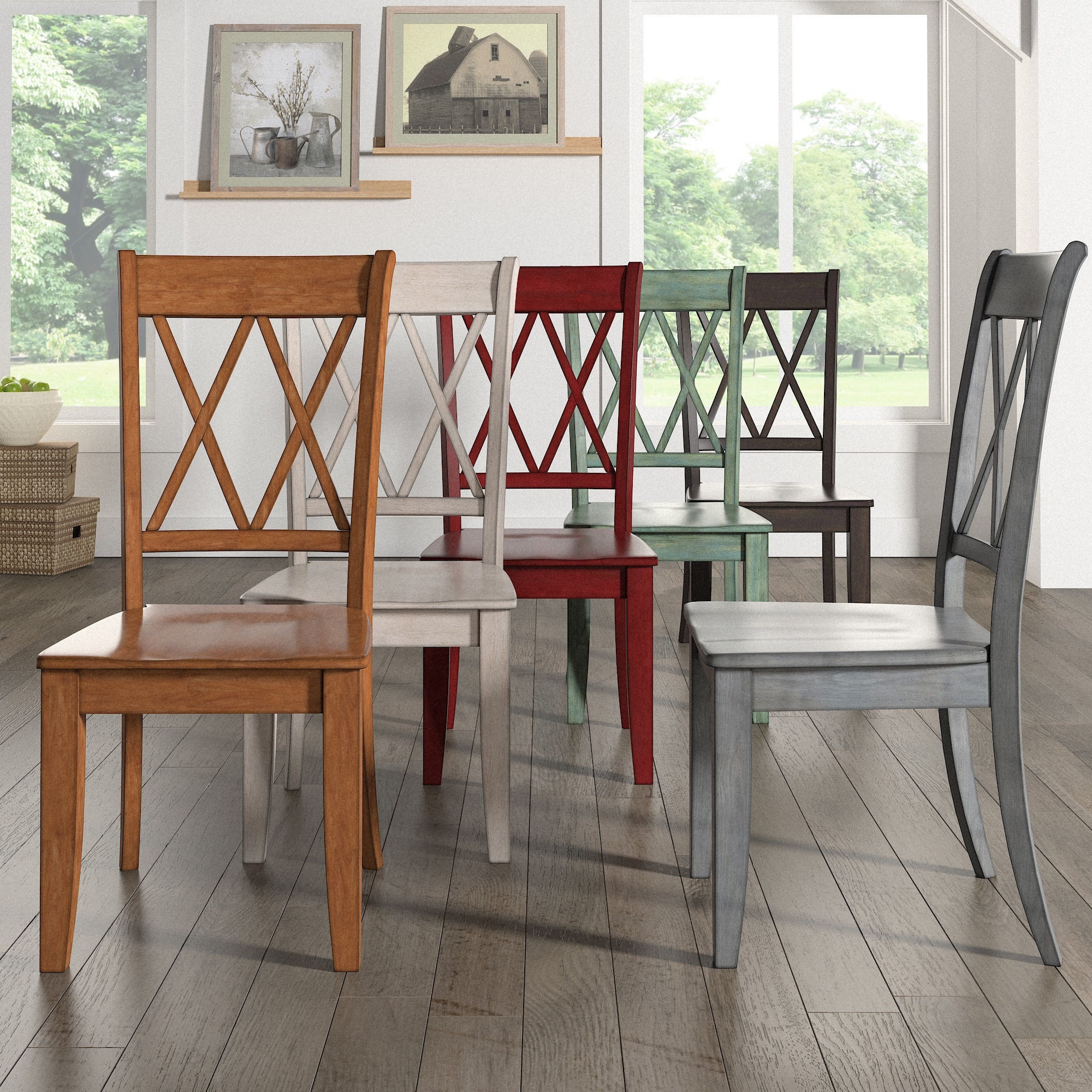 double dining chair