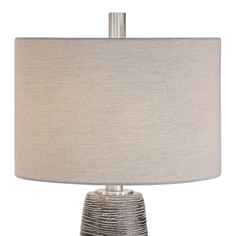 Strick & Bolton Londra Rustic Bronze Ceramic Table Lamp On Sale Bed
